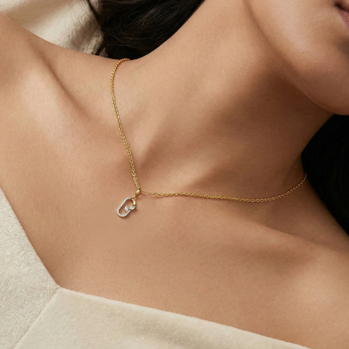 Leafline Marquise - Lab Diamond Pendant