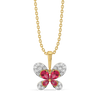 Everfly - Lab Diamond Ruby Pendant
