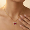 Everfly - Lab Diamond Ruby Pendant