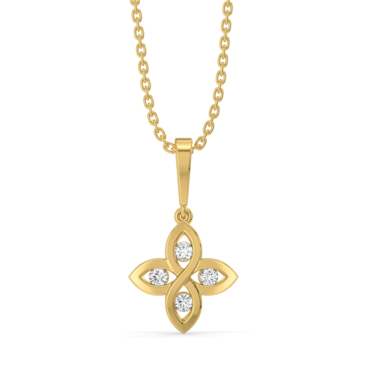 Clove Embrace - Lab Diamond Pendant