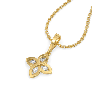 Clove Embrace - Lab Diamond Pendant