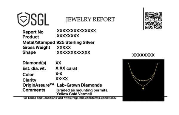 The Soft Petal - Lab Diamond Necklace