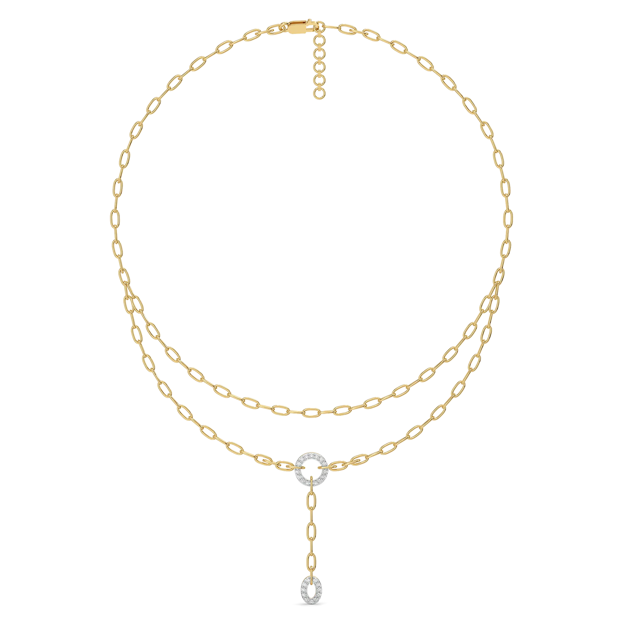 Inner Bond - 18kt Gold Vermeil Lab Lukson Diamond Necklace - Lukson 