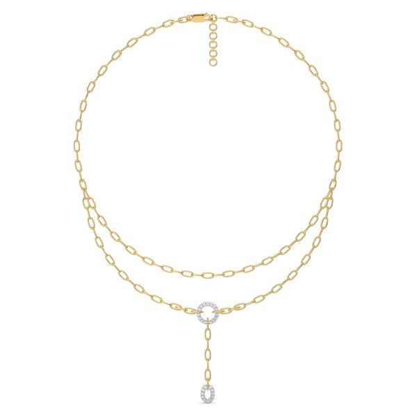 Inner Bond - 18kt Gold Vermeil Lab Lukson Diamond Necklace - Lukson 