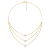 Layers of Light - 18kt Gold Vermeil Lab Grown Diamond Necklace - Lukson 