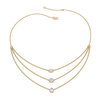 Layers of Light - Lab Grown Diamond Necklace Online in India - Lukson 