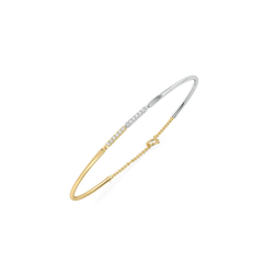 Dual Flow - Lab Diamond Bangle