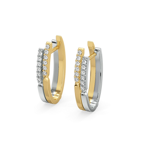 Dual Flow - Lab Diamond Huggies