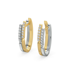 Dual Flow - Lab Diamond Huggies