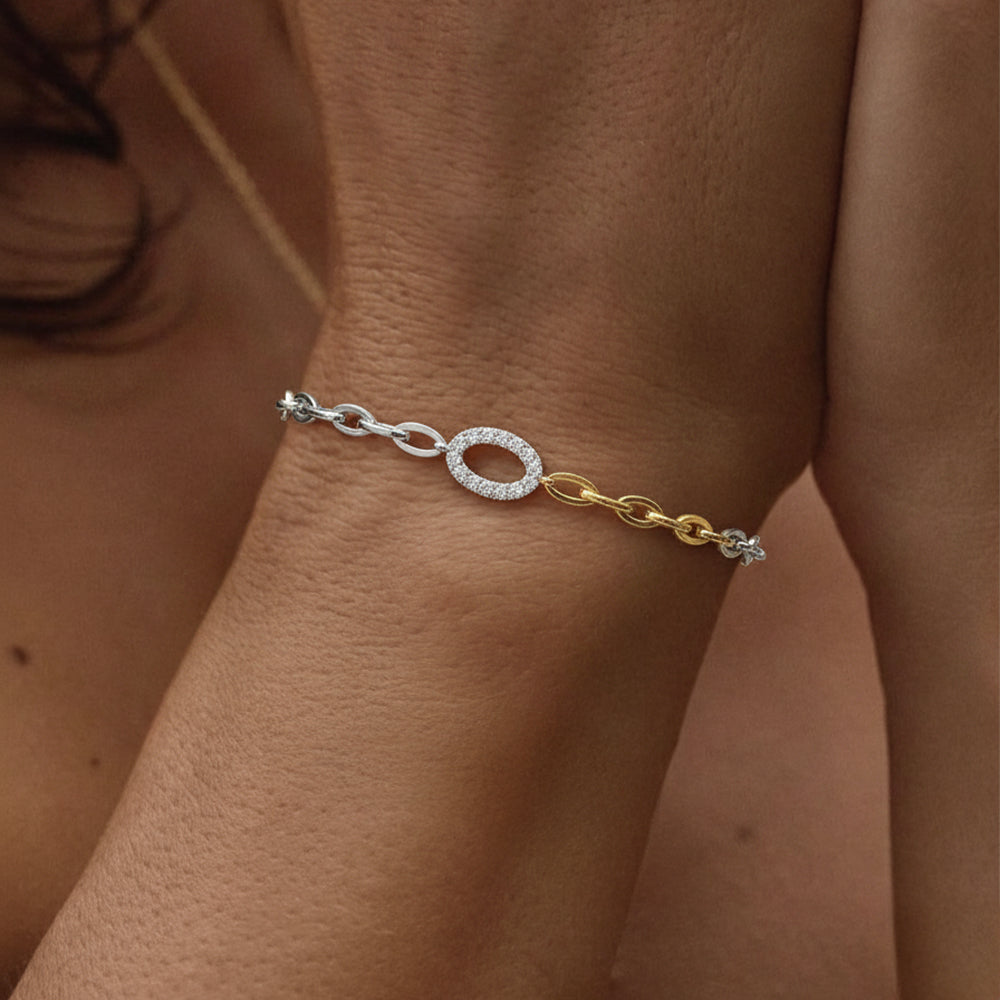 Twined Radiance - Lab Diamond Bracelet