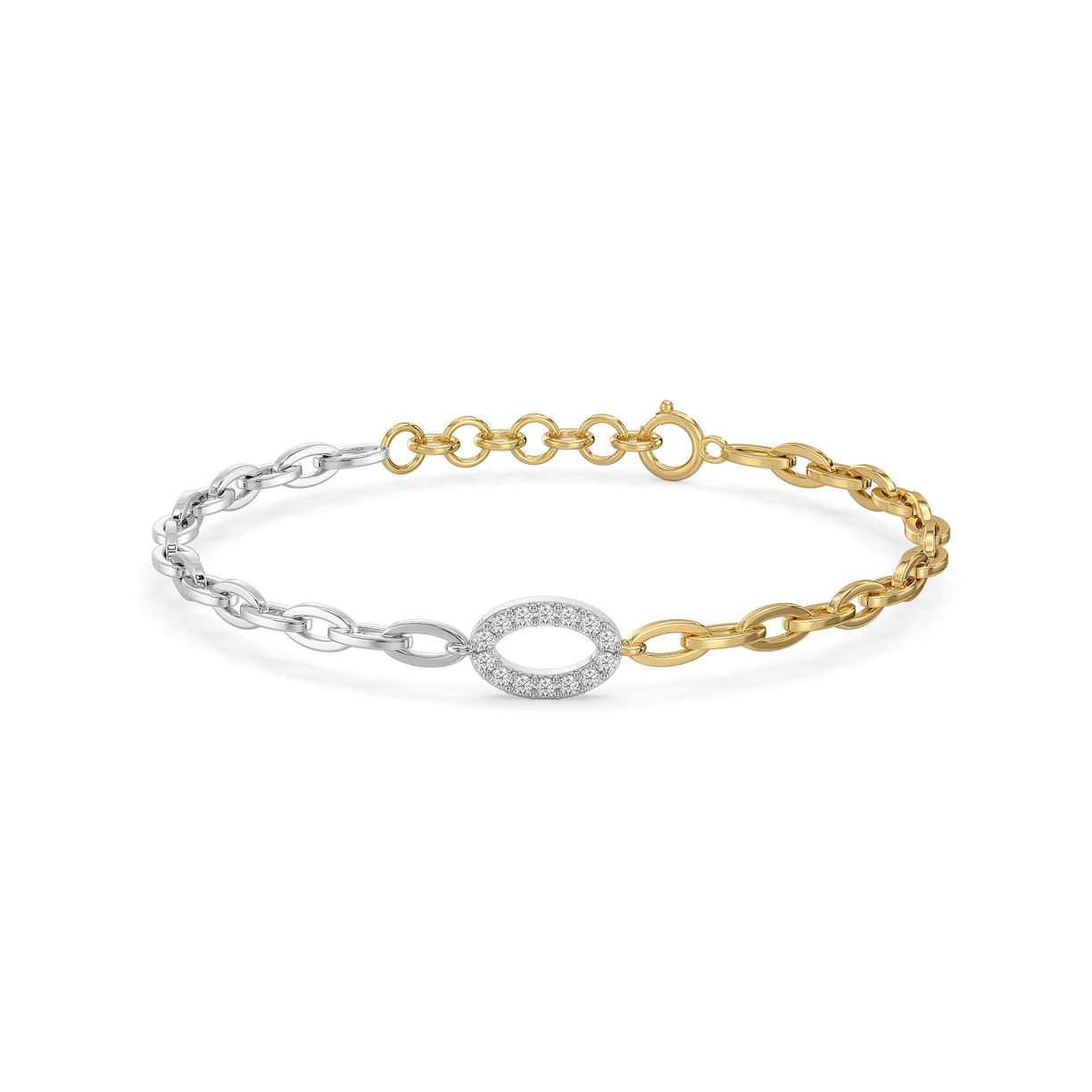 Twined Radiance - Lab Diamond Bracelet