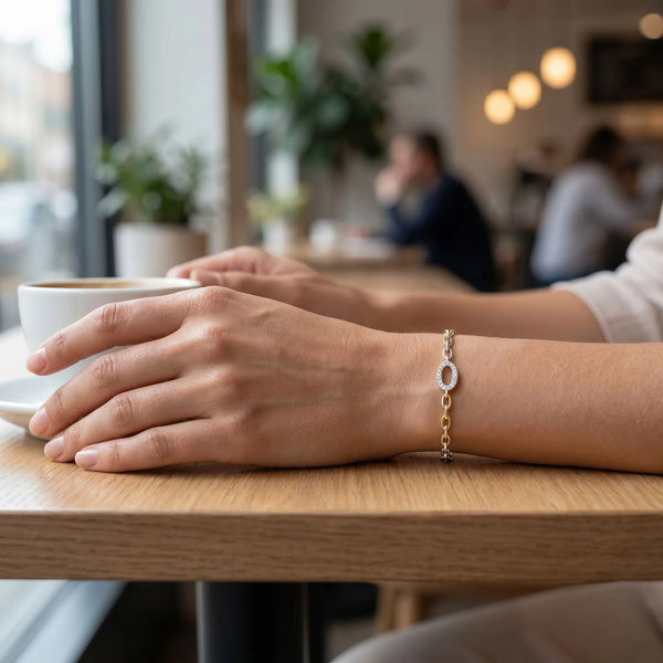 Twined Radiance - Lab Diamond Bracelet
