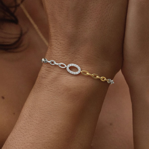 Lukson Twined Radiance - Lab Grown Diamond Bracelet
