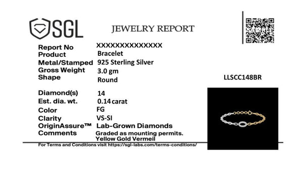 Twined Radiance - Lab Diamond Bracelet