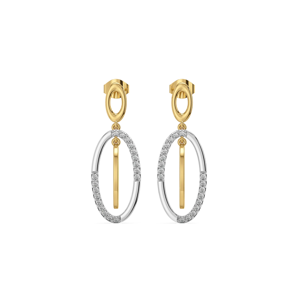Lab Diamond Drop Earrings for Women | Lukson