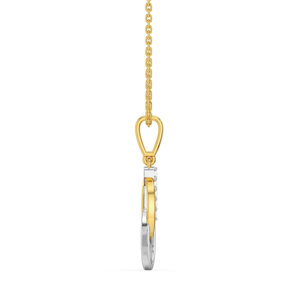 Lukson Twined Radiance Lab Grown Diamond Pendant for Women