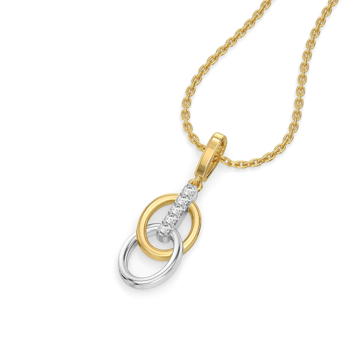 Twined Radiance - Lab Diamond Pendant