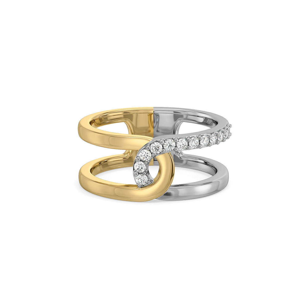 Twined Radiance - Lab Diamond Ring