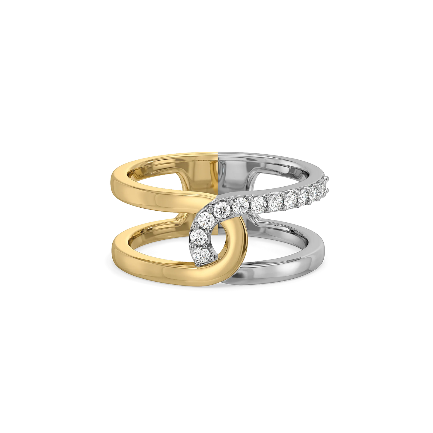 Twined Radiance - Lab Diamond Ring