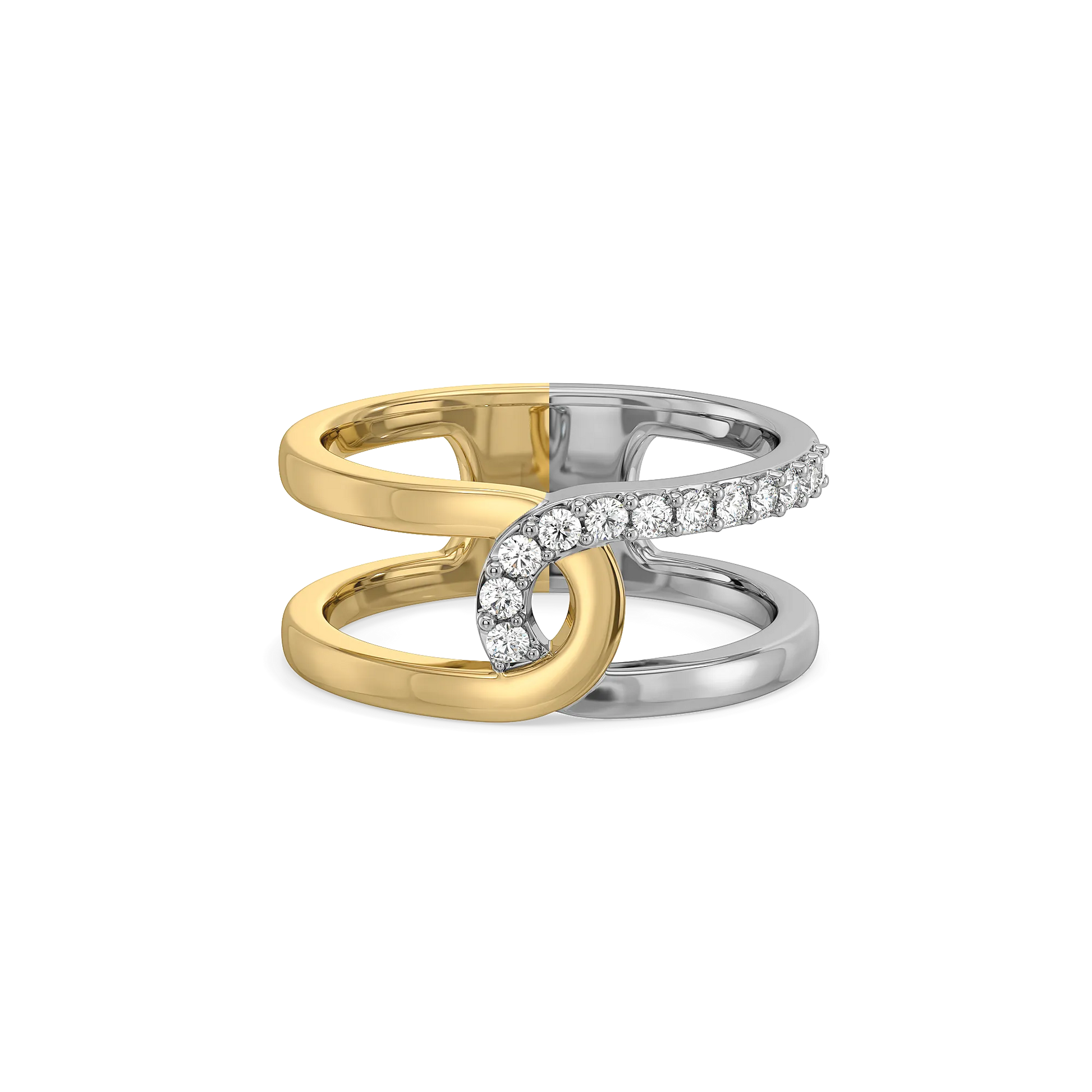 Twined Radiance - Lab Diamond Ring