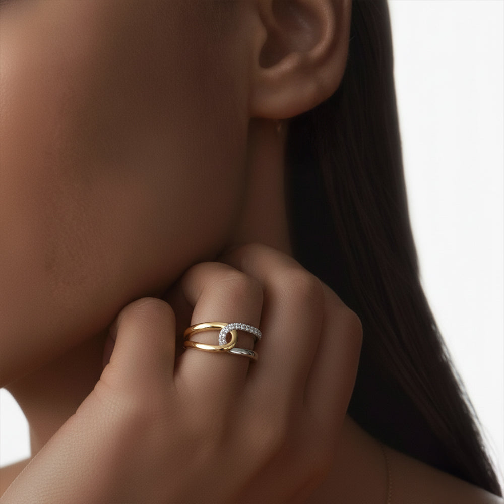 Twined Radiance - Lab Diamond Ring