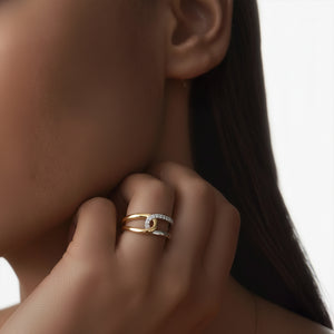 Twined Radiance - Lab Diamond Ring