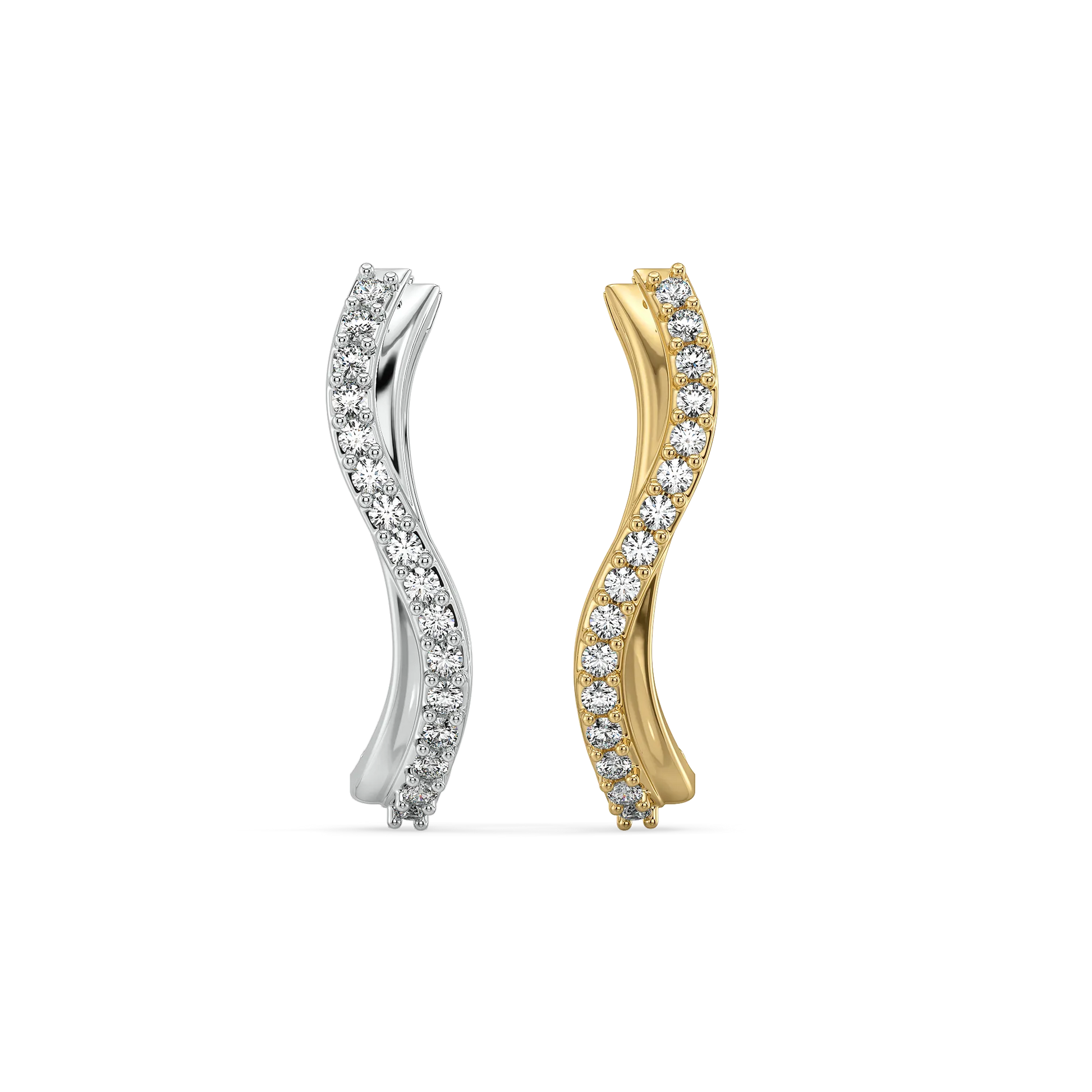 Tonal Rhythm - Lab Diamond Huggies