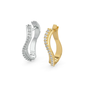 Tonal Rhythm - Lab Diamond Huggies