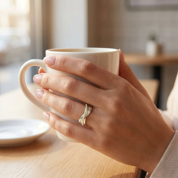 Tonal Rhythm - Lab Diamond Ring