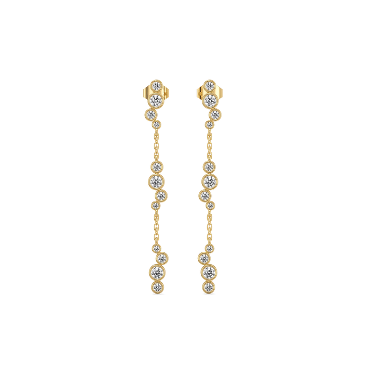 Morning Frost - Lab Diamond Solitaire Earrings