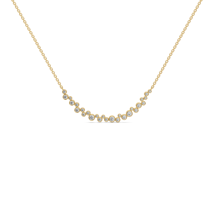 Morning Frost - Lab Diamond Solitaire Necklace