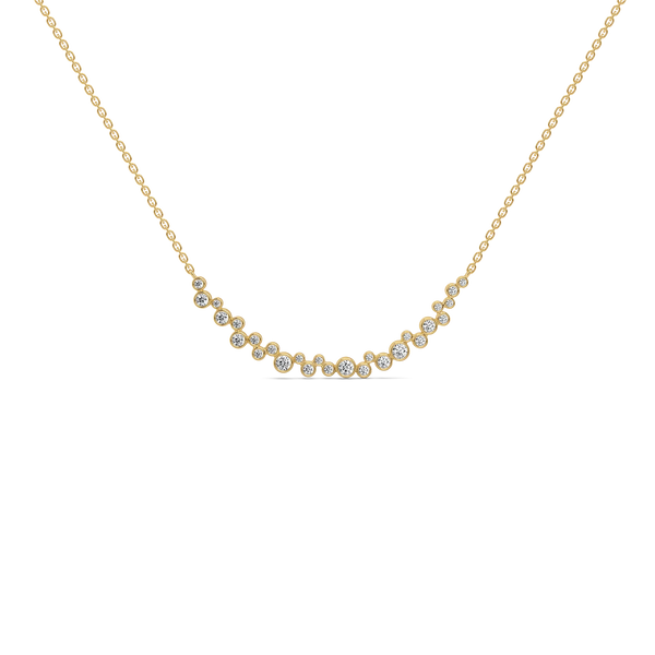 Morning Frost - Lab Grown Diamond Solitaire Necklace