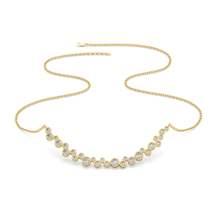 Morning Frost - Lab Diamond Solitaire Necklace