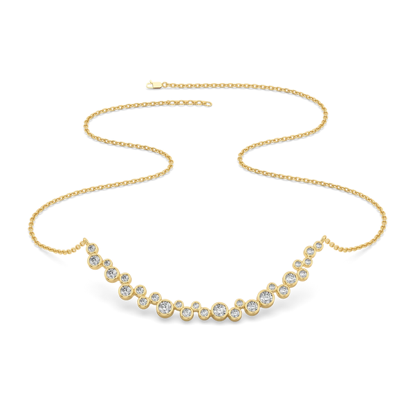 Morning Frost - Lab Grown Diamond Solitaire Necklace for Women - Lukson