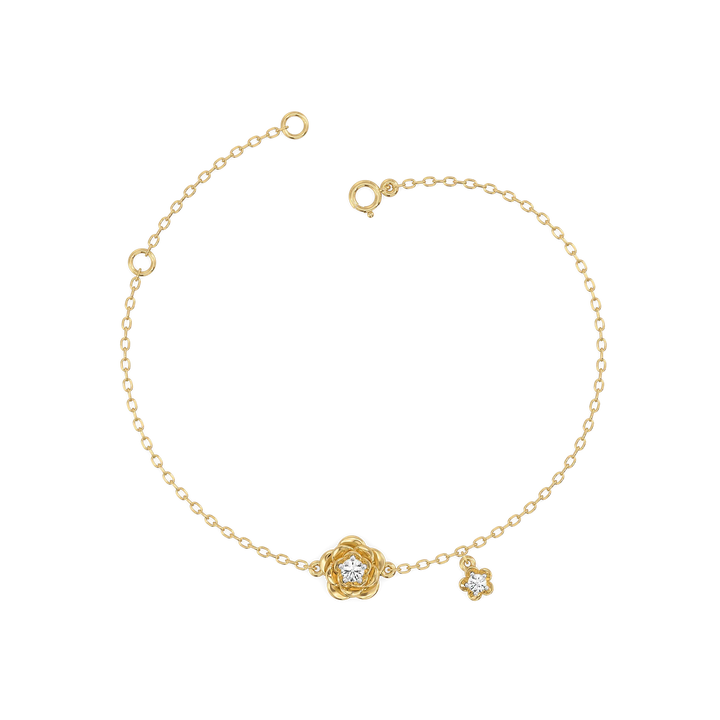 Blush Rosé - Lab Diamond Solitaire Bracelet