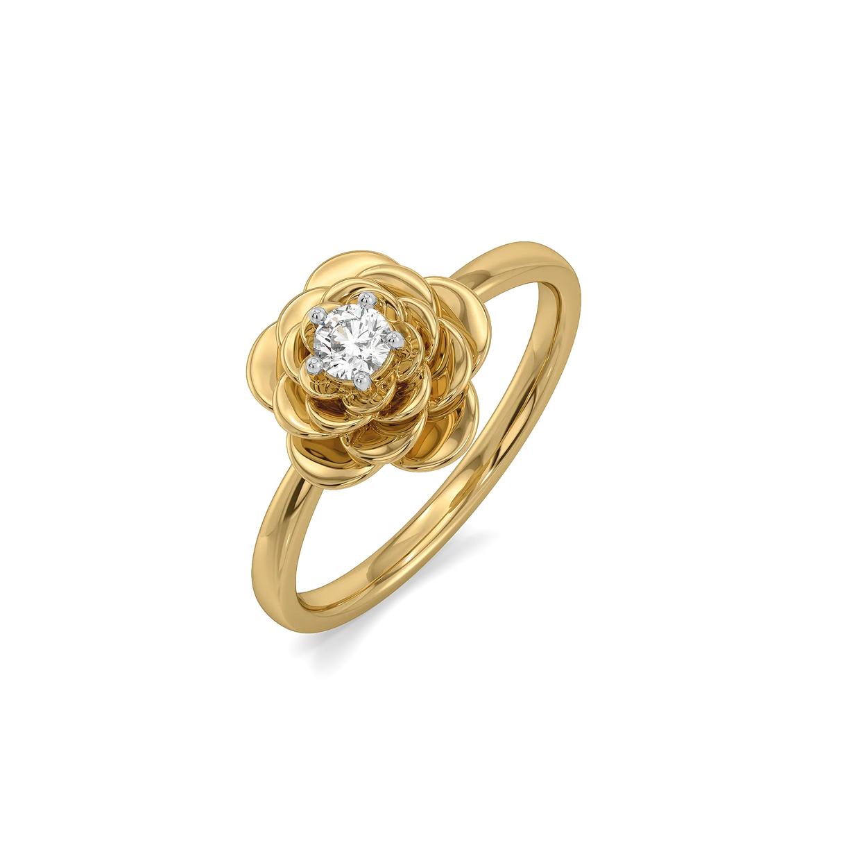 Blush Rosé - Lab Diamond Solitaire Ring