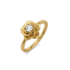 Blush Rosé - Lab Diamond Solitaire Ring