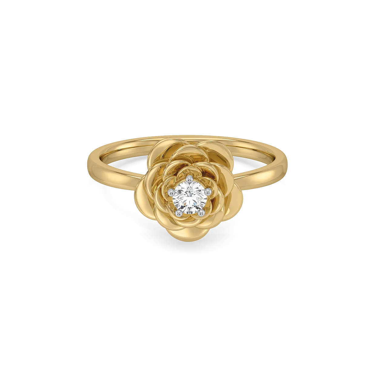 Blush Rosé - Lab Diamond Solitaire Ring
