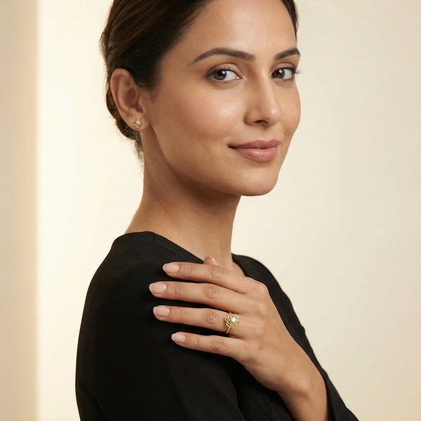 Lukson Blush Rosé Lab Grown Diamond Solitaire Ring Online