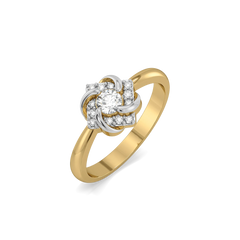 Encased Solitaire - Lab Diamond Rings