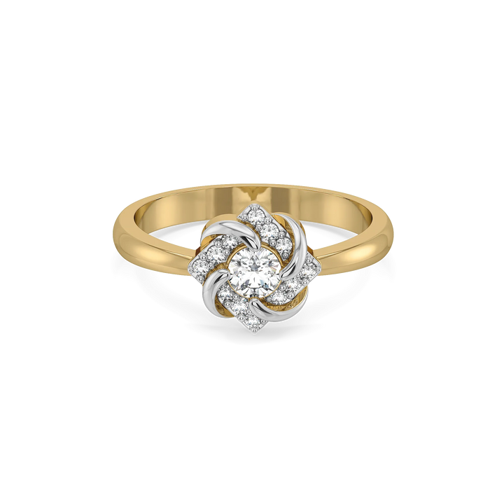 Encased Solitaire - Lab Diamond Rings