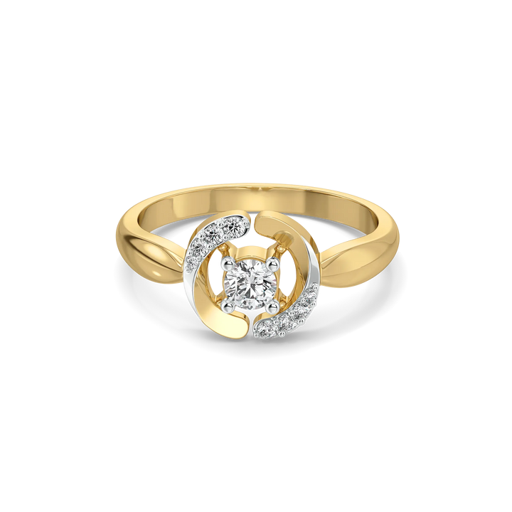 Solitaire Spiral - Lab Diamond Solitaire Ring
