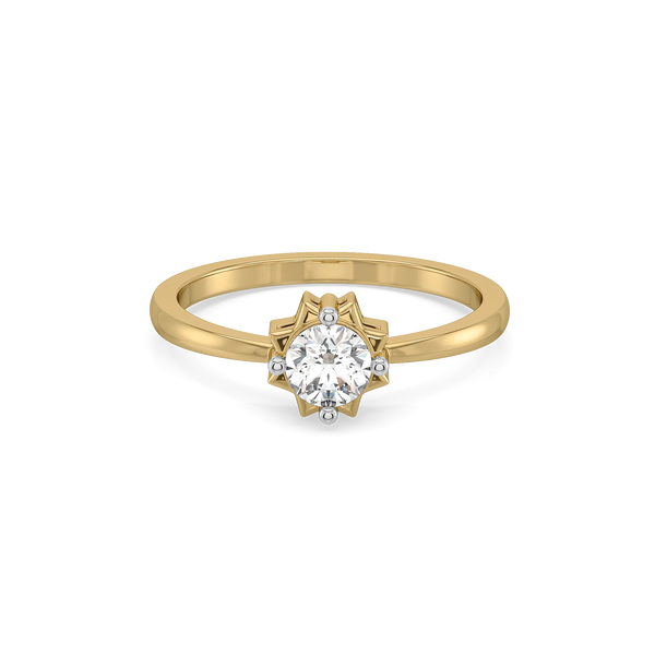 Lukson Solitaire Core Lab Grown Diamond Rings for Women