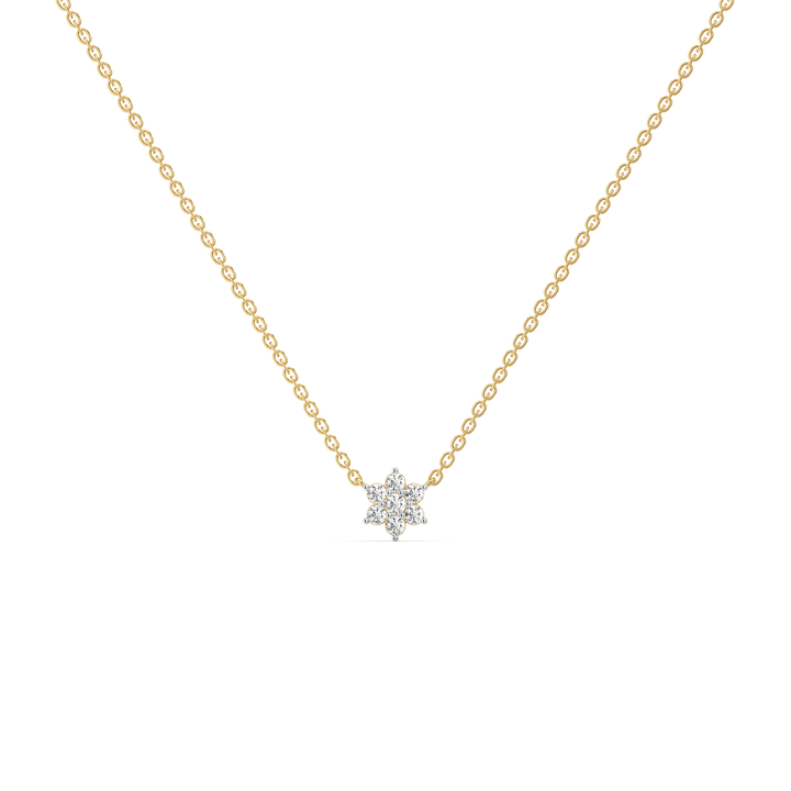 Floral Essence - Lab Diamond Necklace