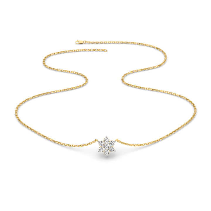 Floral Essence - Lab Diamond Necklace