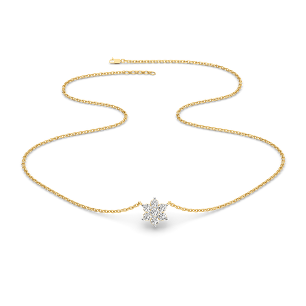 Lukson Floral Essence - Lab Grown Diamond Necklace