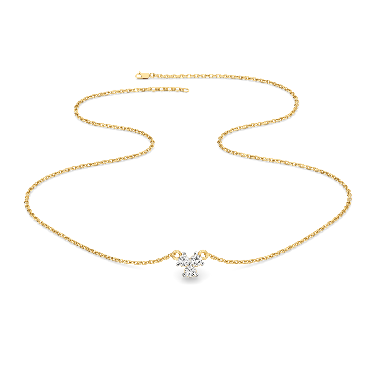 Lukson Trinity Glow - Lab Grown Diamond Necklace