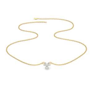 Trinity Glow - Lab Diamond Necklace