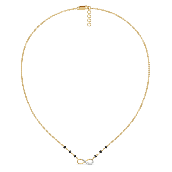 Endless Union 18kt Gold Vermeil - Lab Grown Diamond Mangalsutra Necklace - Lukson 