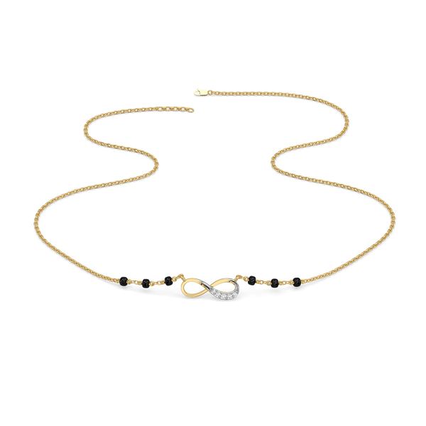 Endless Union - Lab Grown Diamond Mangalsutra Necklace for Women - Lukson 